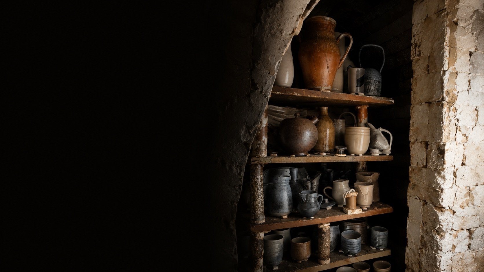 Wood-fired vessels fresh from the kiln