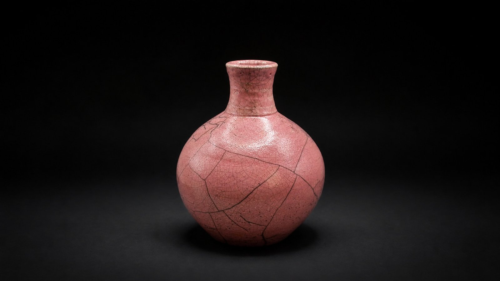 Rose Crackle Bottle