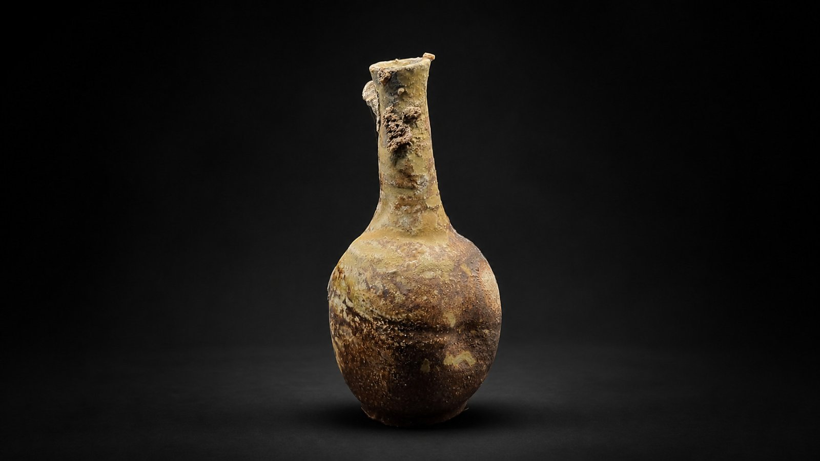 Slender Earth-Toned Bottle
